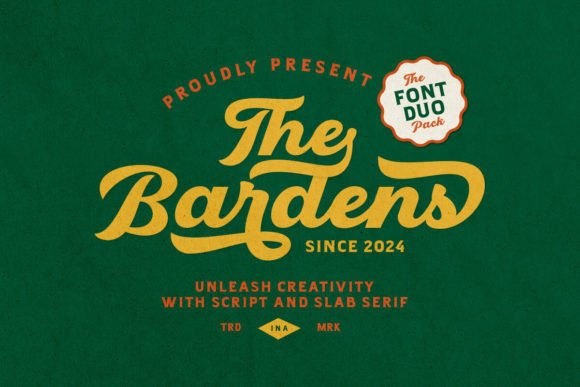 Bardens: A Retro Font Duo for Authentic Vintage Branding