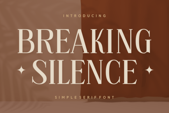 Breaking Silence: The Serif Font That Marries Elegance with Modernity