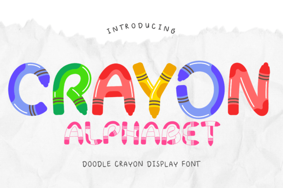 Crayon Alphabet: A Playful Font for Creative Projects