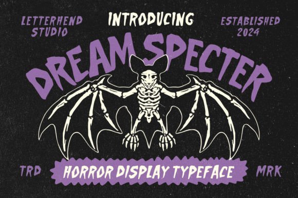 Dream Specter: The Display Typeface for Darker Design Projects