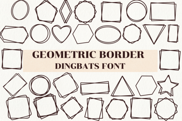Geometric Border: Crafting Visual Harmony with Double Shapes