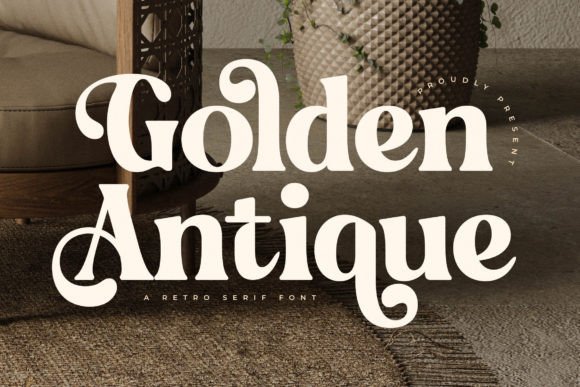 Golden Antique: A Modern Take on Classic Serif Elegance