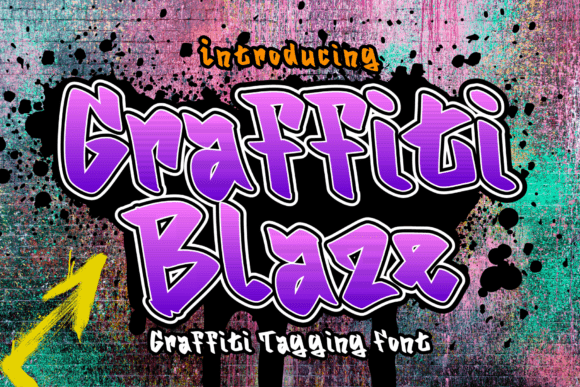 Graffitti Blaze: Capturing Urban Intensity in Your Designs