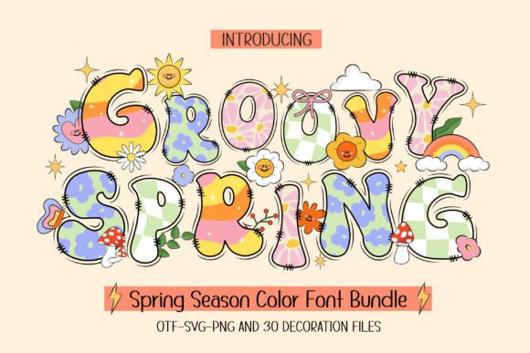 Groovy Spring: Infuse Your Designs with Vibrant, Playful Energy