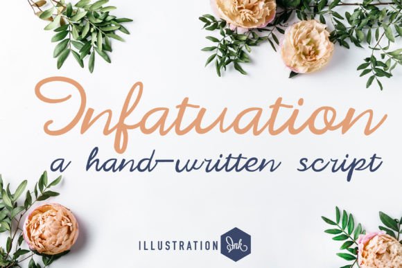 Infatuation: The Handwritten Font with Formal Grace