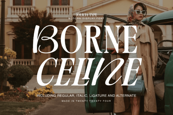 Introducing Borne Celine: The Serif Font with Parisian Soul