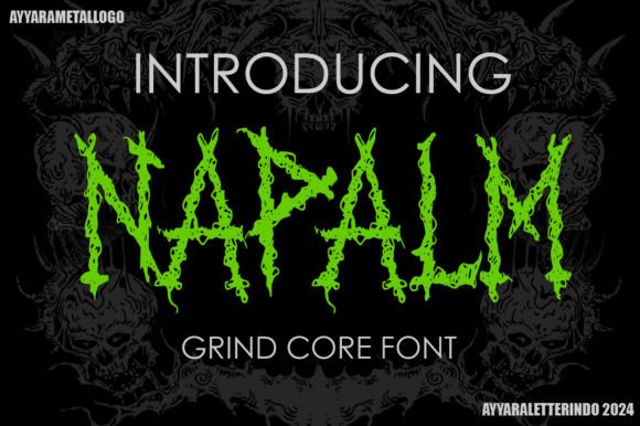 Napalm: The Ultimate Black Letter Font for Metal Branding