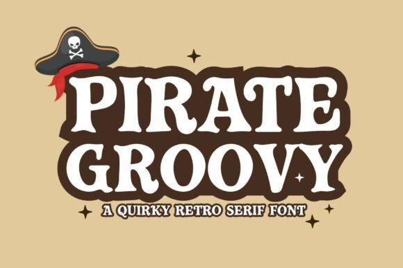 Pirate Groovy: A Swashbuckling Display Font with Retro Flair