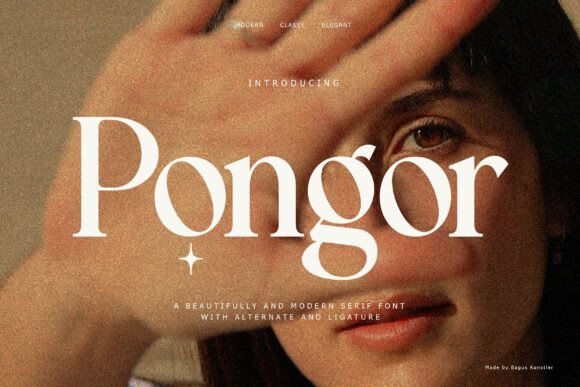 Pongor: The Retro Serif With Modern Edge