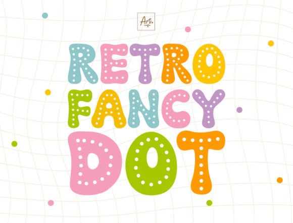 Retro Fancy Dot: Inject Playful Charm Into Your Designs