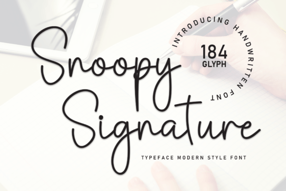 Snoopy Signature: The Elegant Script for Modern Design
