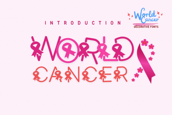 World Cancer: Elevating Designs with a Gorgeous Decorative Font